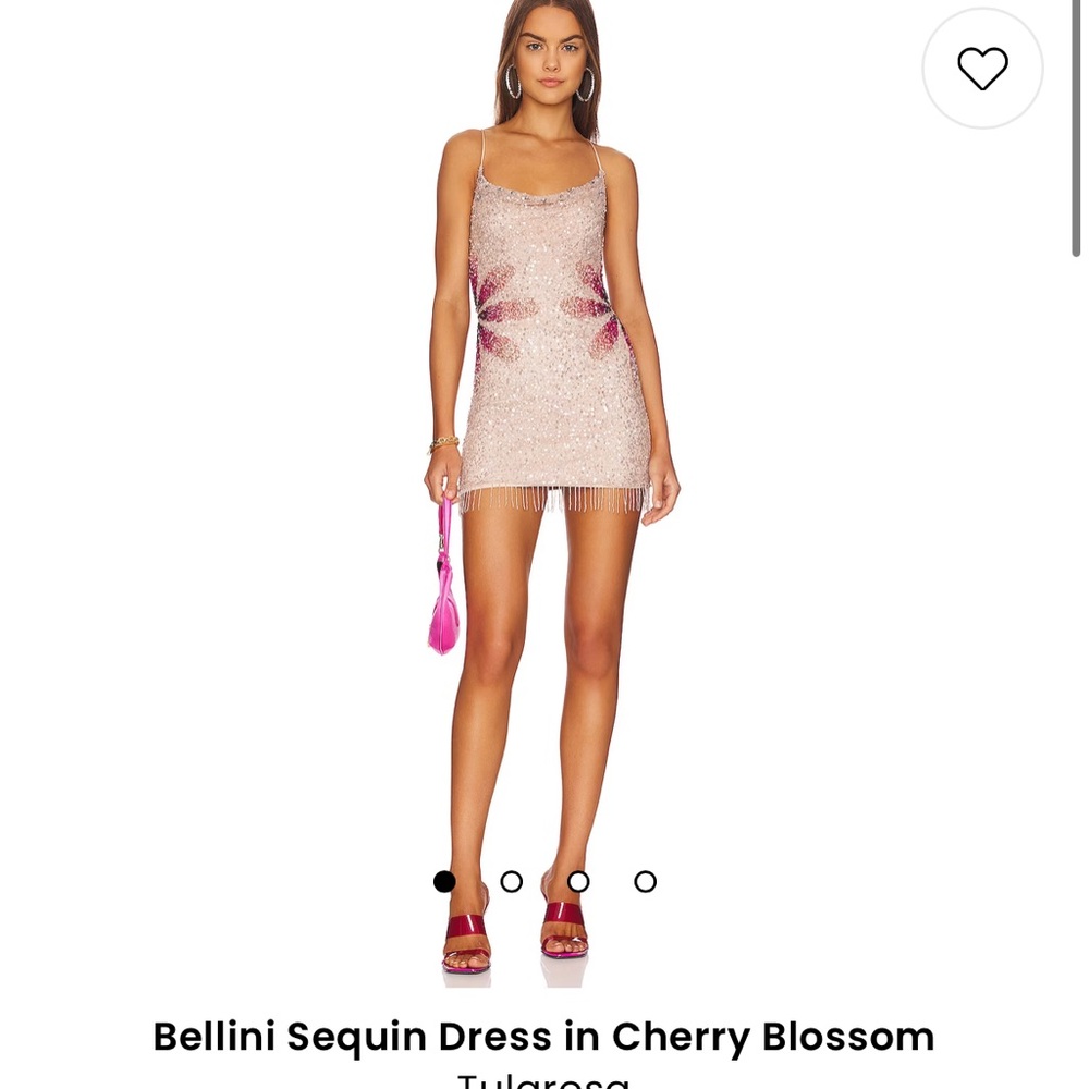 Revolve Bellini Sequin Dress in Cherry Blossom